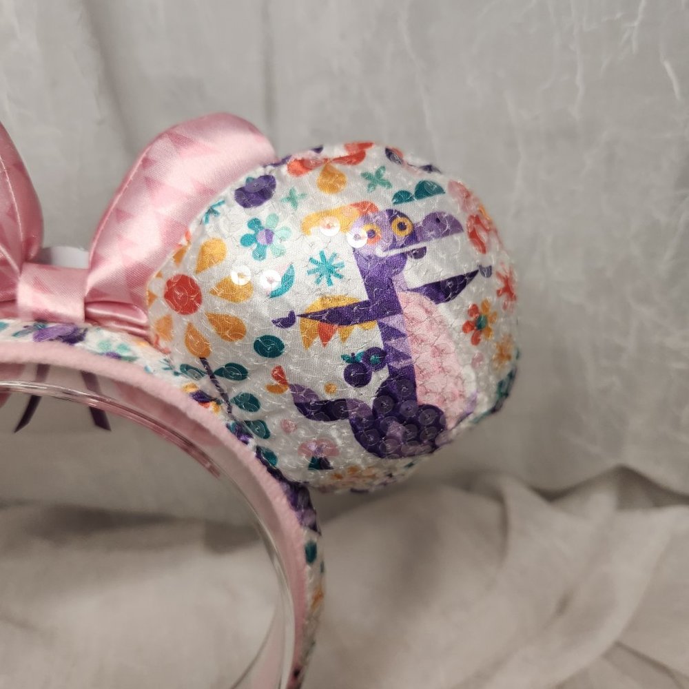 RARE 2017 Epcot's Flower and Garden Headband / Ears - Figment and Minnie - Picture 6 of 7